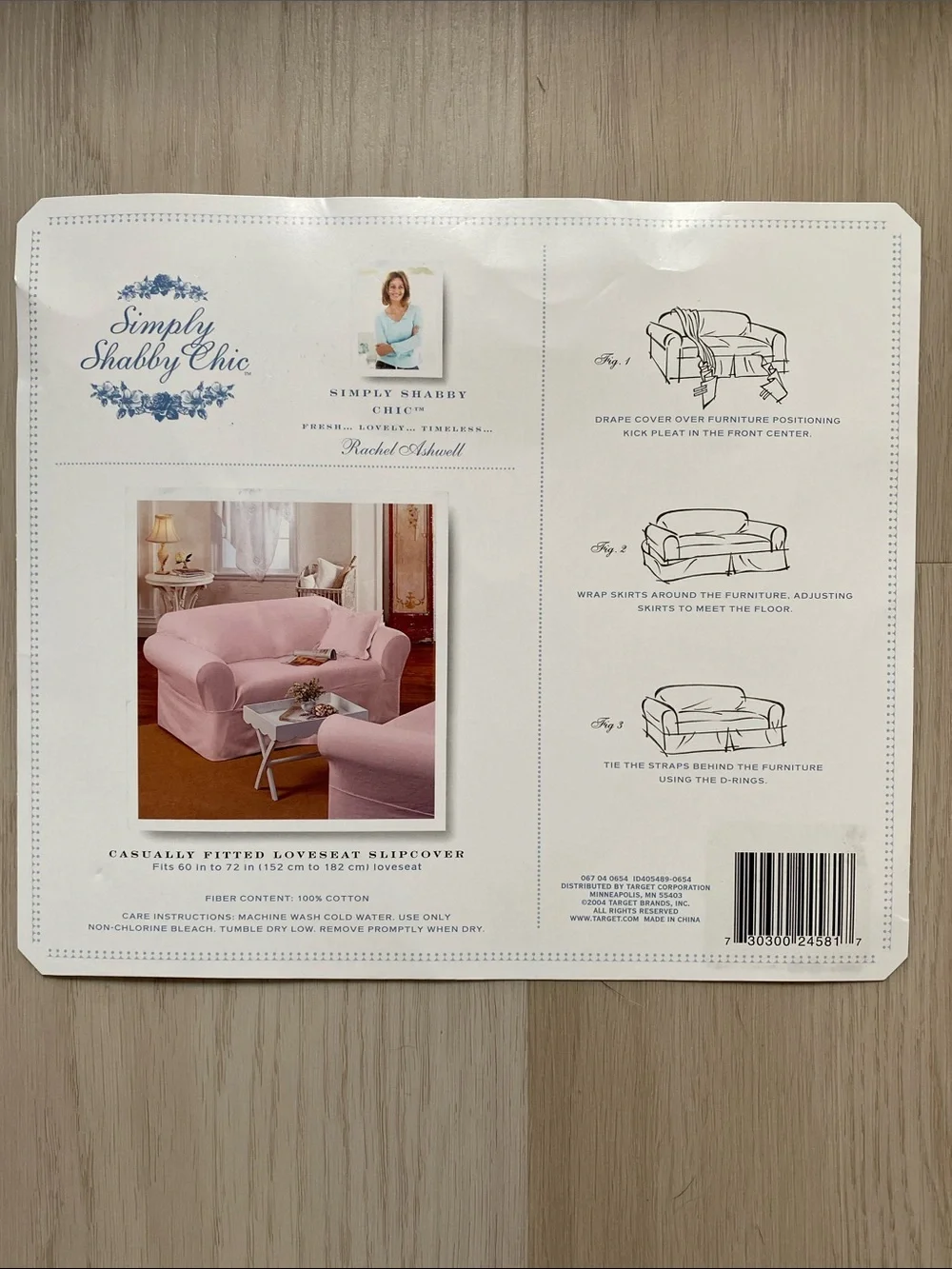 Simply Shabby Chic loveseat slipcover